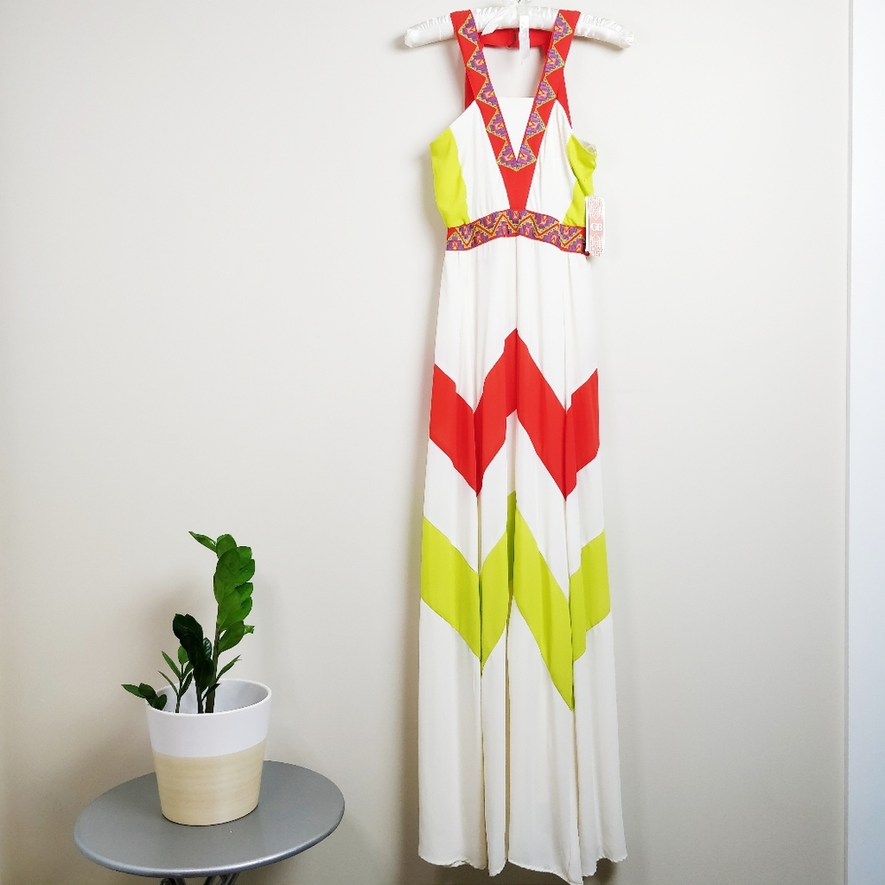 GB bright and cheery evening dress